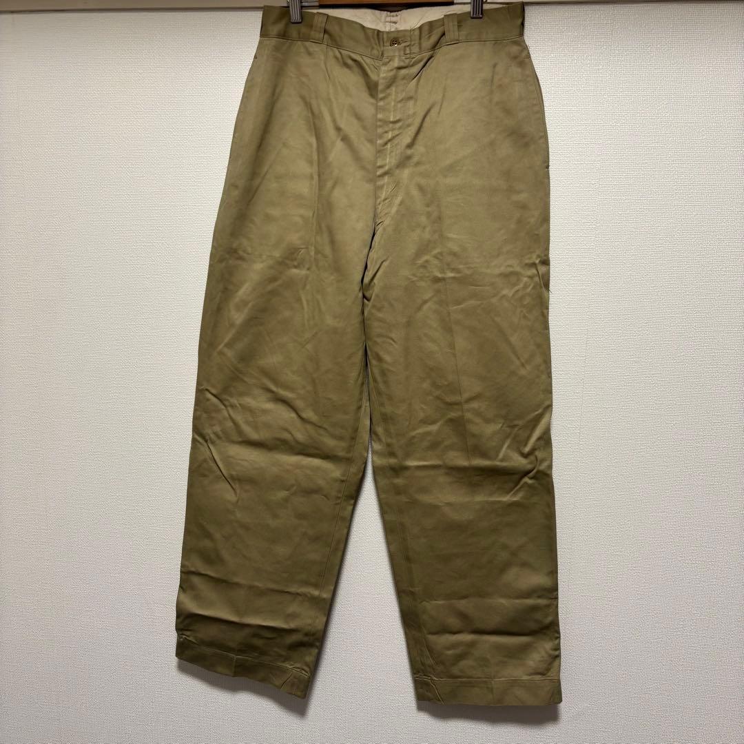 70s US.ARMY 軍チノ チノパン “ミントコンディション”