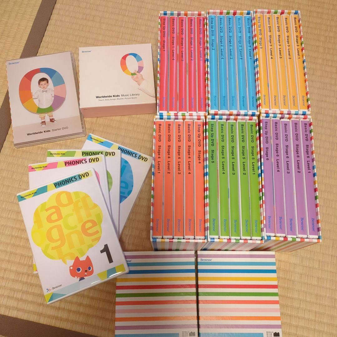 ワールドワイドキッズ　フォニックス　最新版　CD DVD フルセット　正規購入品