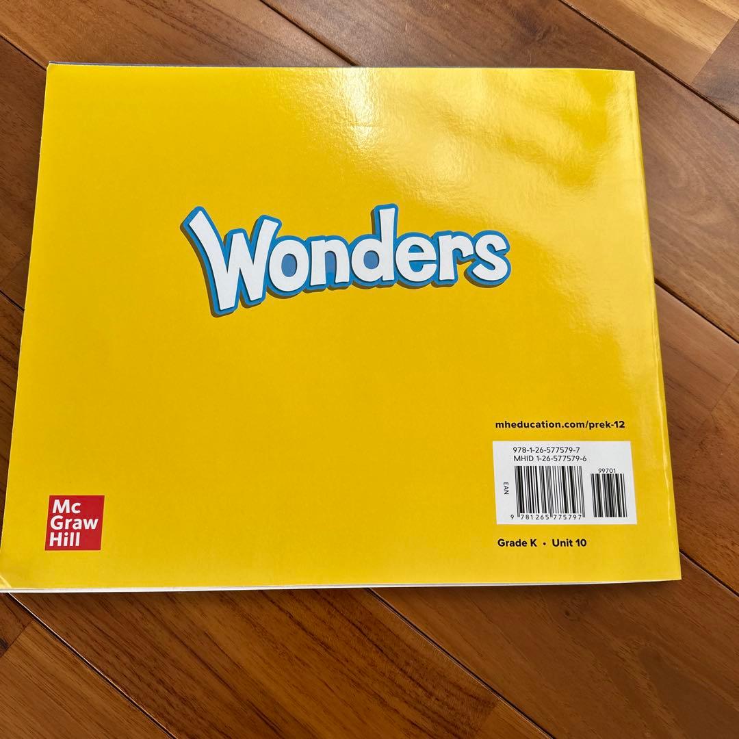 Wonders リーディング/ライティングコンパニオン ユニット1-10 年長