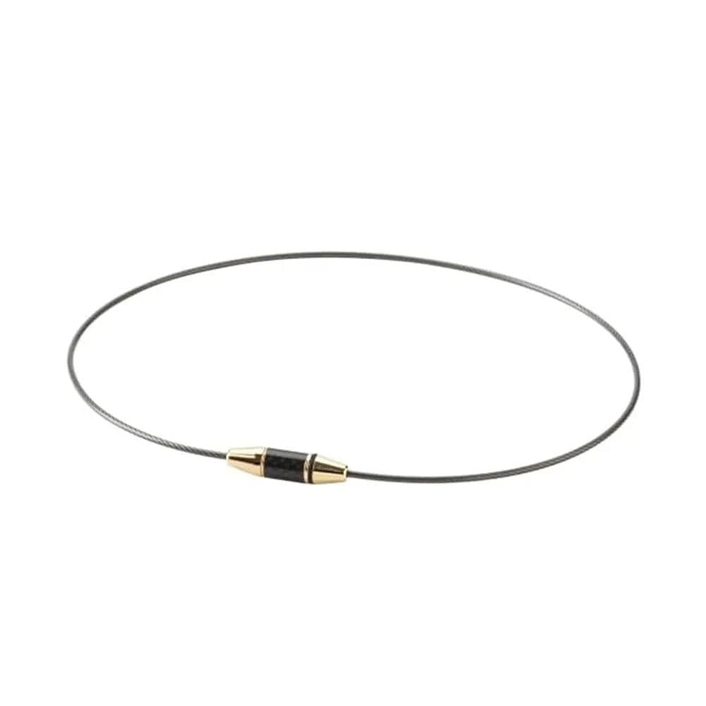 phiten rakuwaネック ワイヤーカーボン ゴールド ５０cm