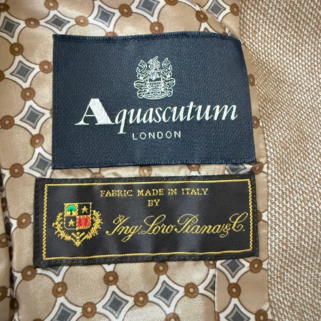 最終価格です　超美品　アクアスキュータム　ロロピアーナ　パンツスーツ　L