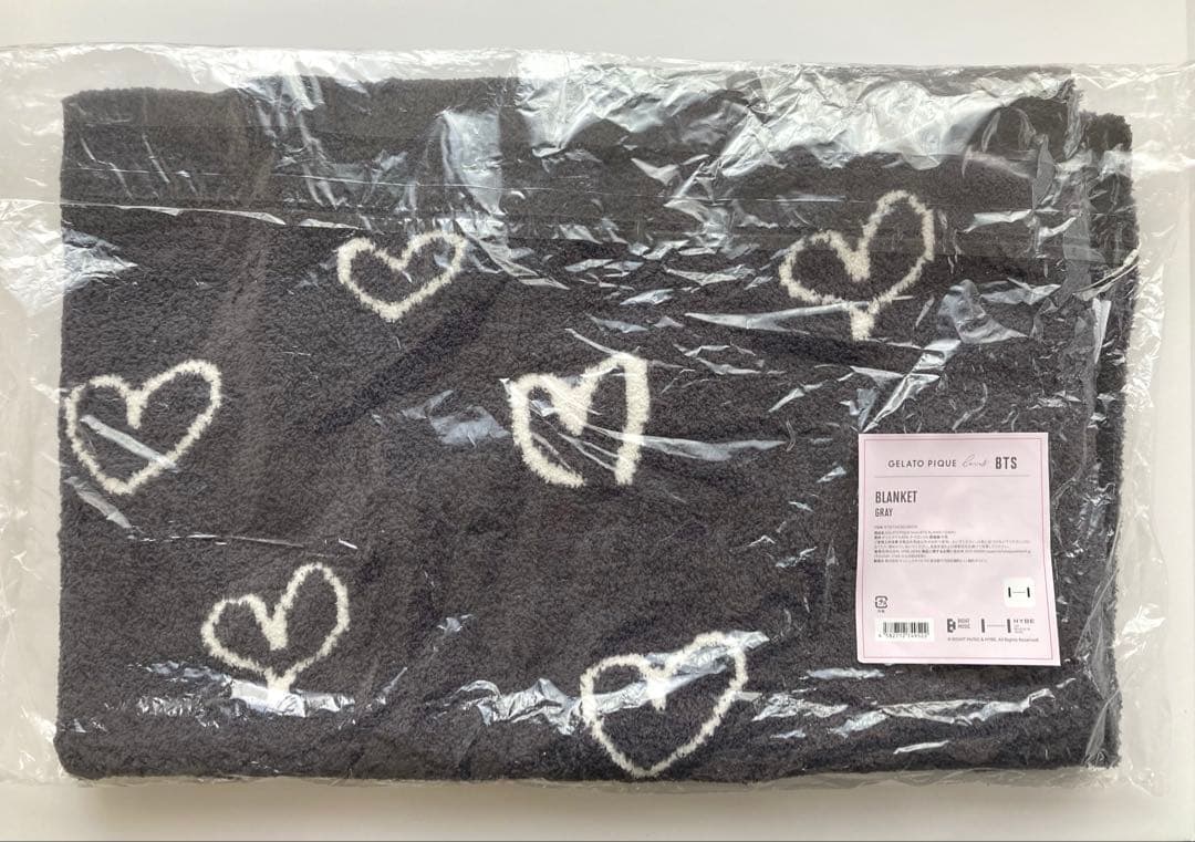 BTS ジェラートピケ ジェラピケ ブランケット グレー 未開封