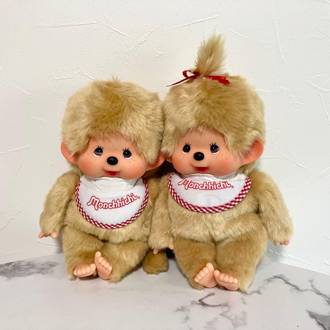 モンチッチ　monchhichi ベージュプレミアムスタンダードM 男の子女の子
