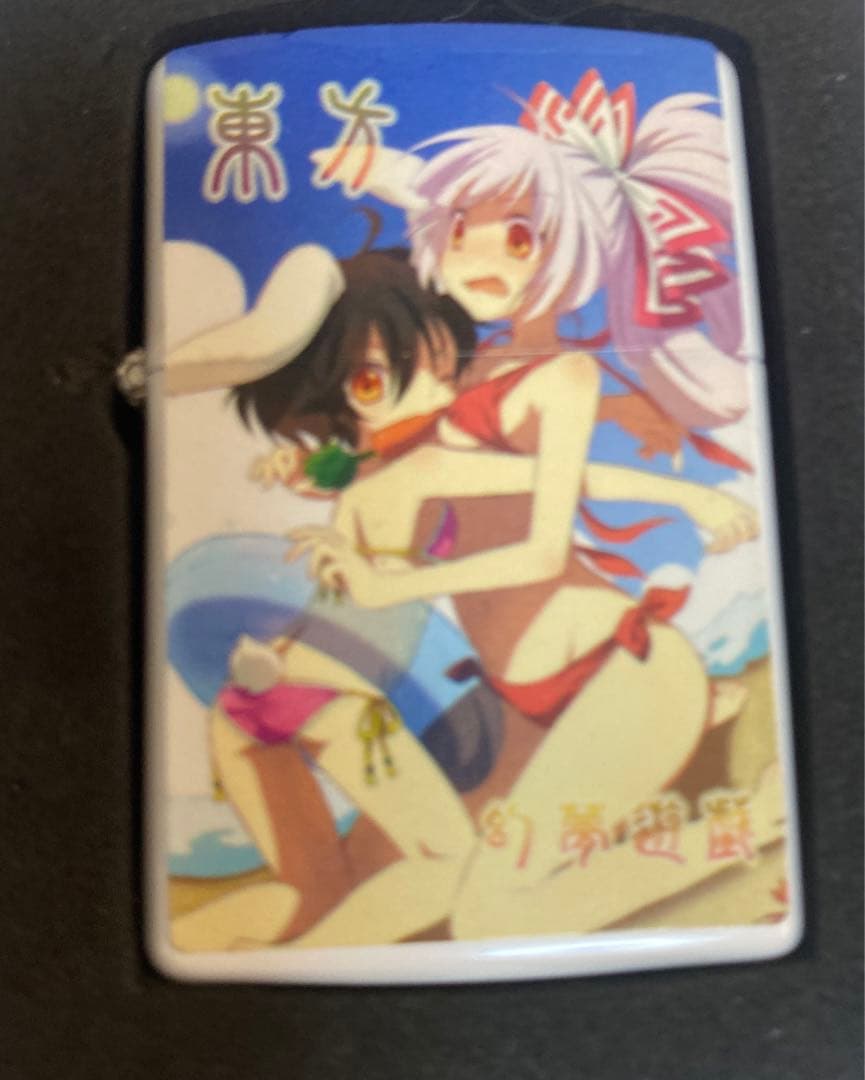 東方project 因幡　美少女　水着　オイルライター　zippo 風　TZ12