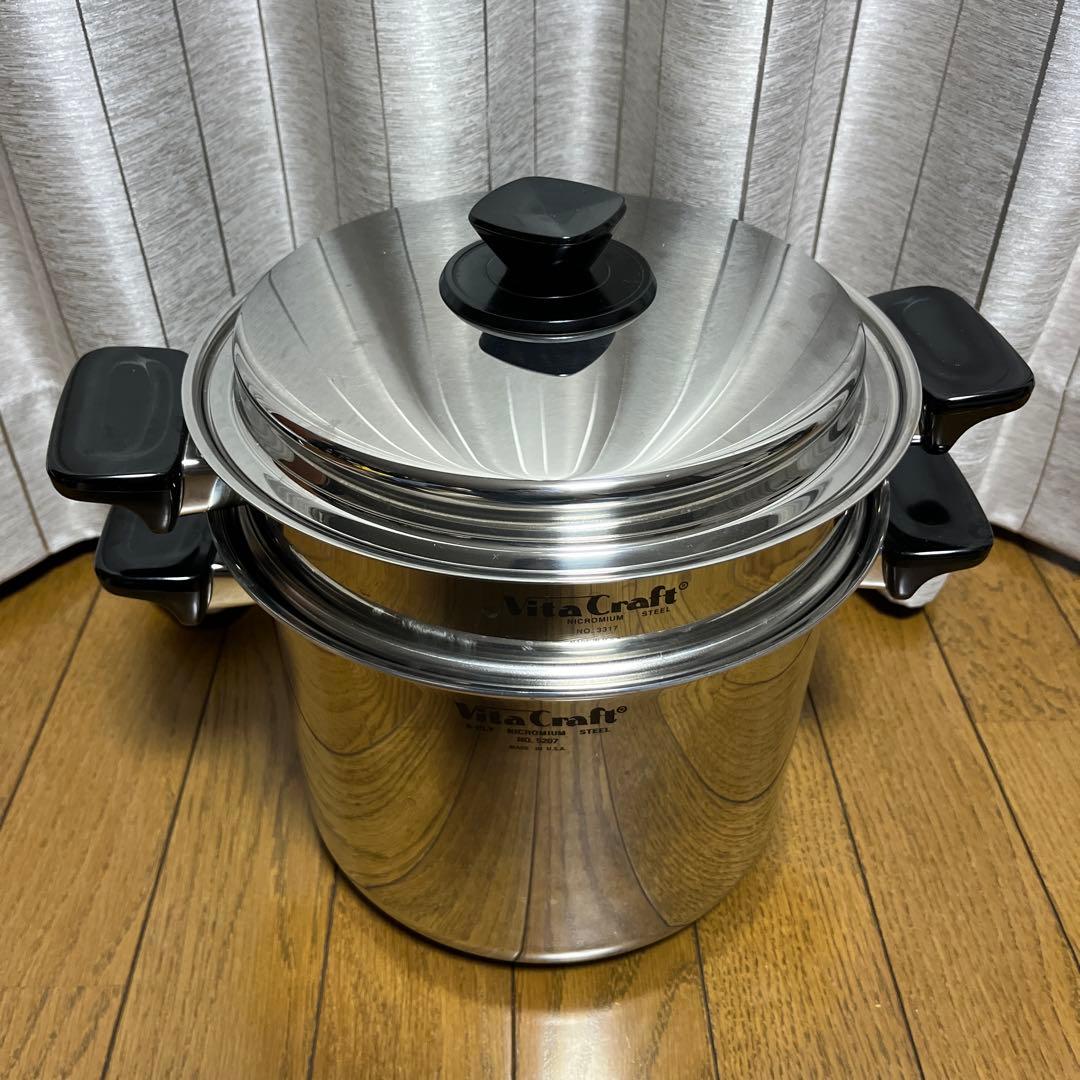 VitaCraft ステンレス両手鍋 中型