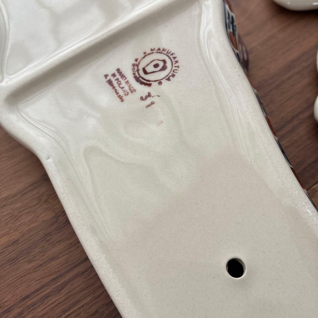 【新品】ポーリッシュポタリー キッチンツール＆ホルダー セット レア商品