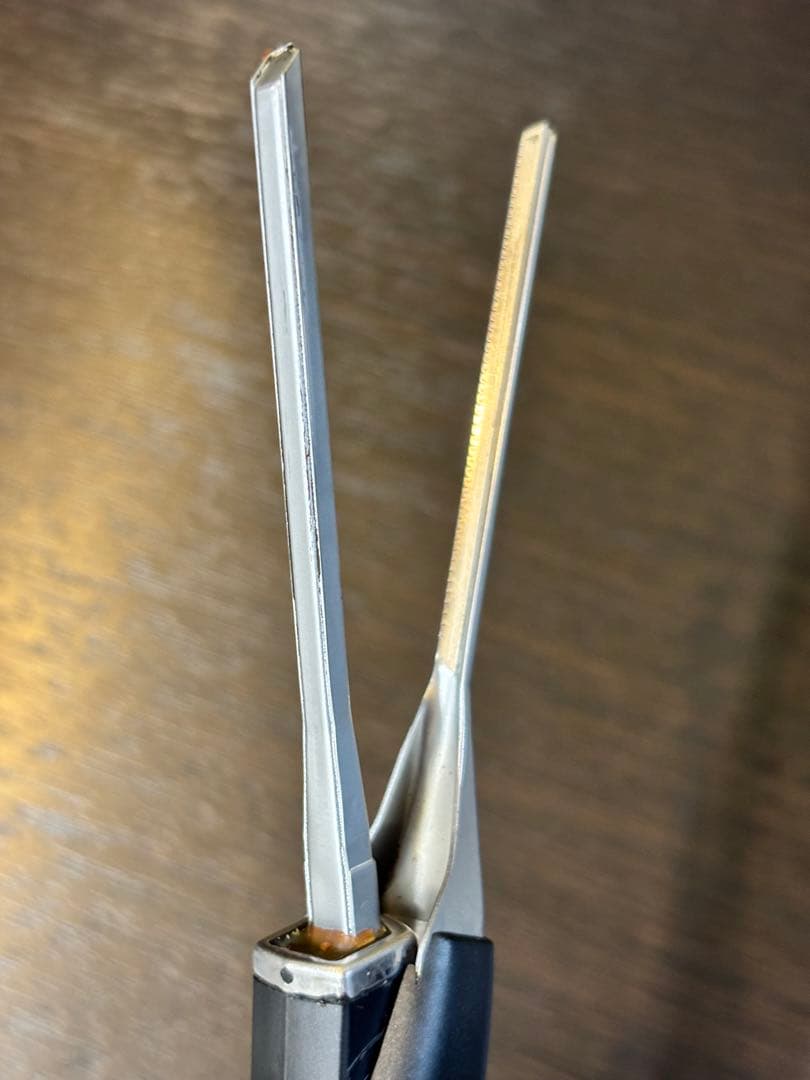 超美品LENZ 【α-3】レンツアイロン 5角3㎜アイロン　理容アイロン