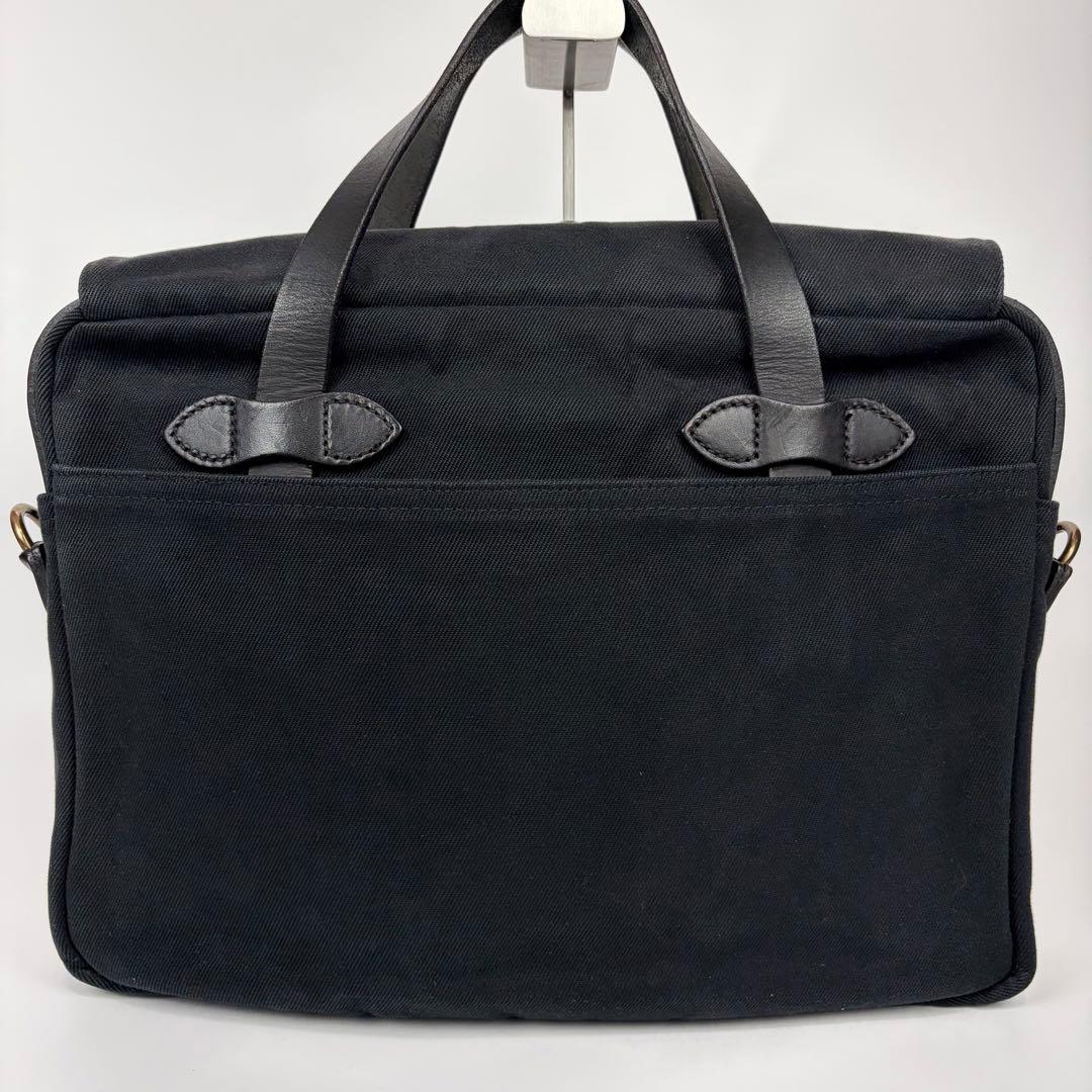美品✨フィルソン ラギットツイル 2way ビジネスバッグ USA製 ブラック黒