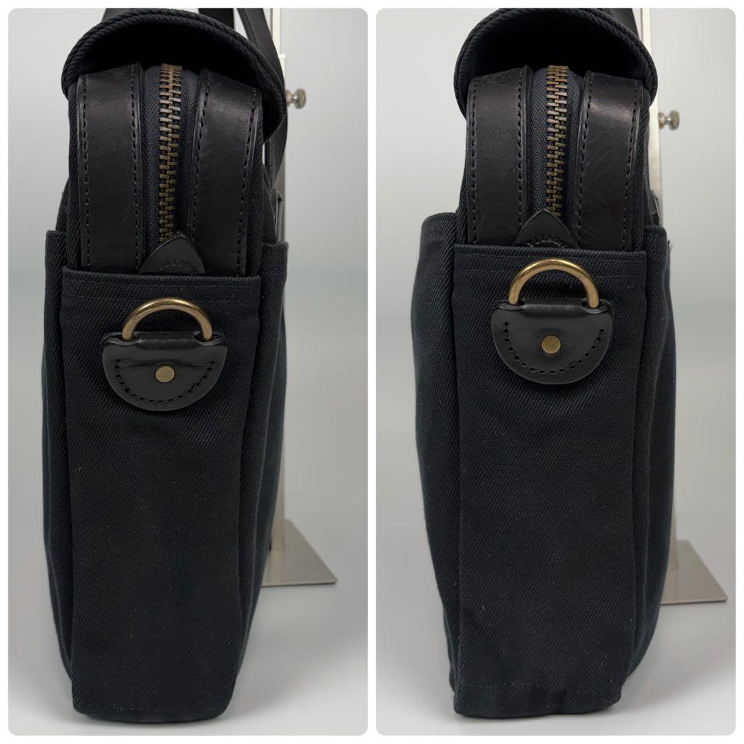 美品✨フィルソン ラギットツイル 2way ビジネスバッグ USA製 ブラック黒