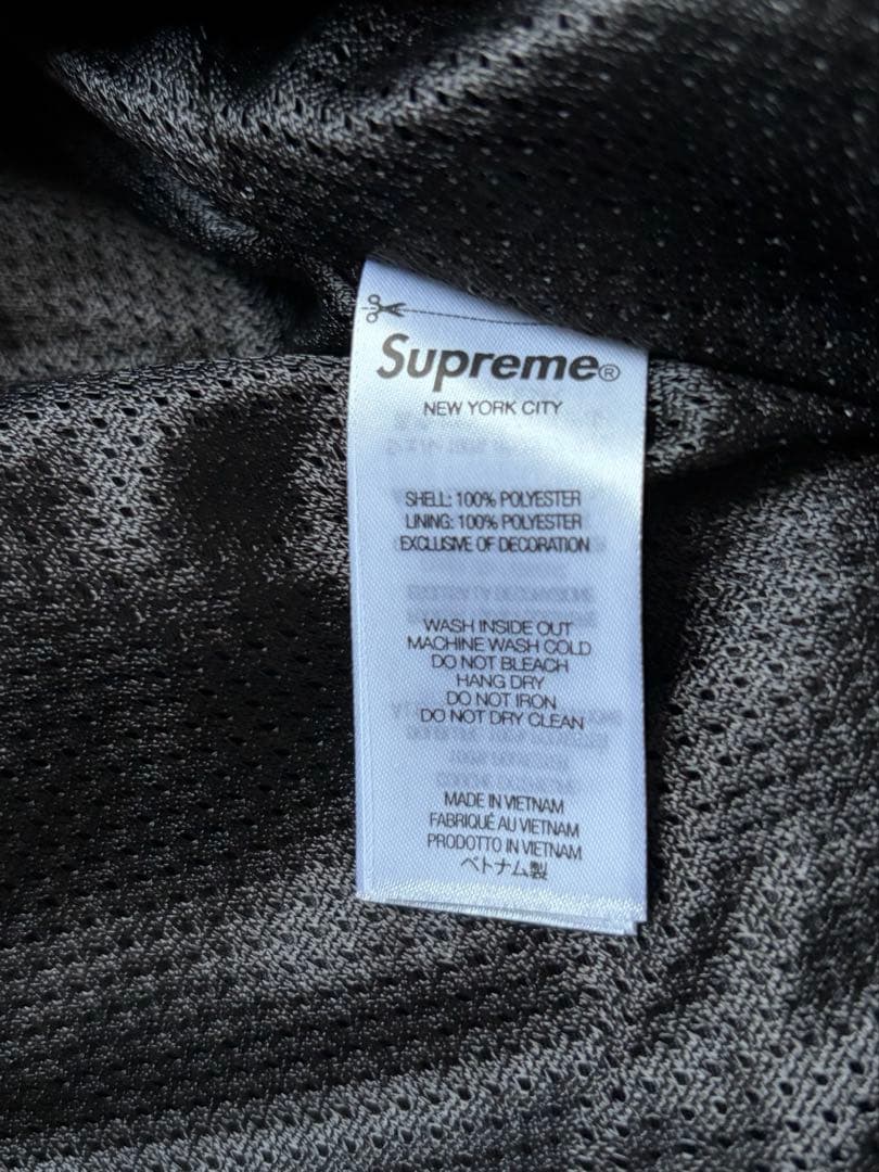 ジャケット・アウター Supreme Satin Hooded Track Jacket Black