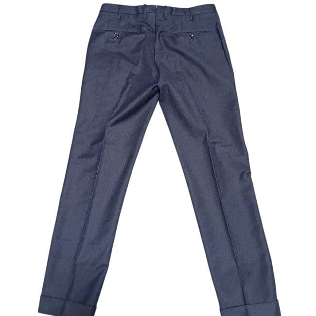 INCOTEX BEAMS スーパー100'S ウール 48 035型 ネイビー