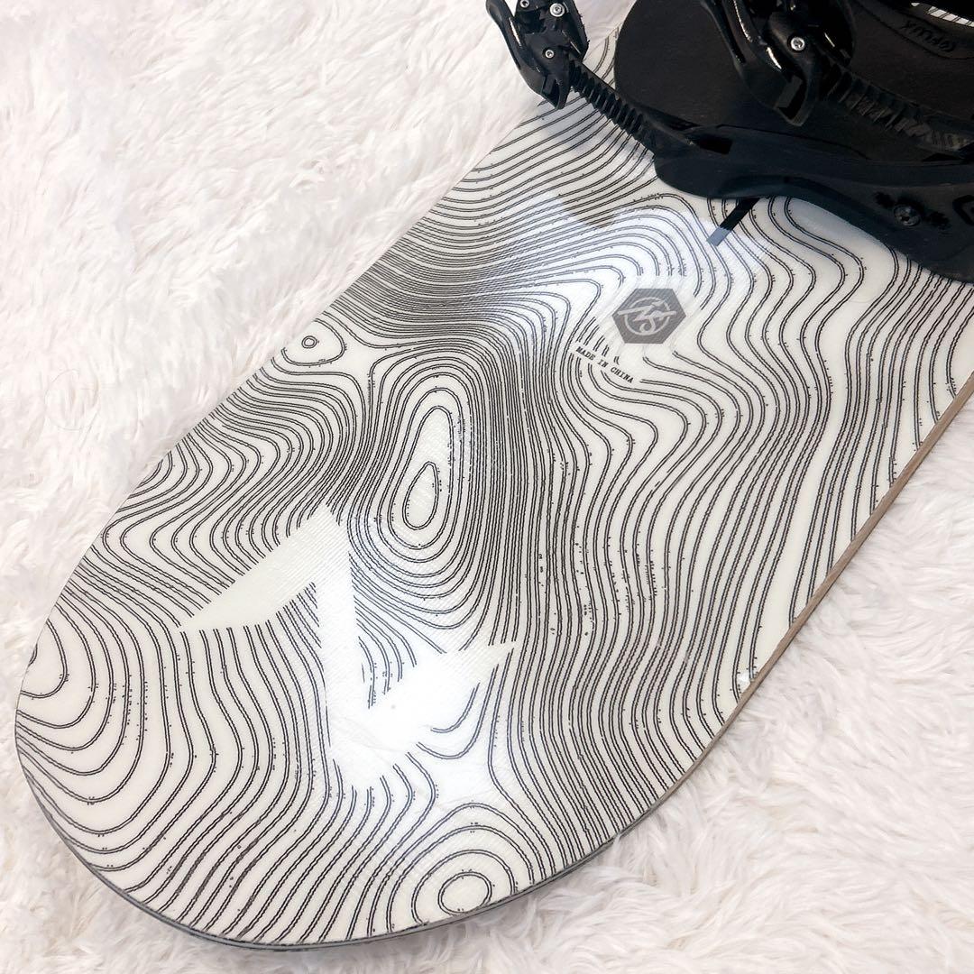 ZUMA スノーボード ALIVE 155cm FLUX バイン PR セット