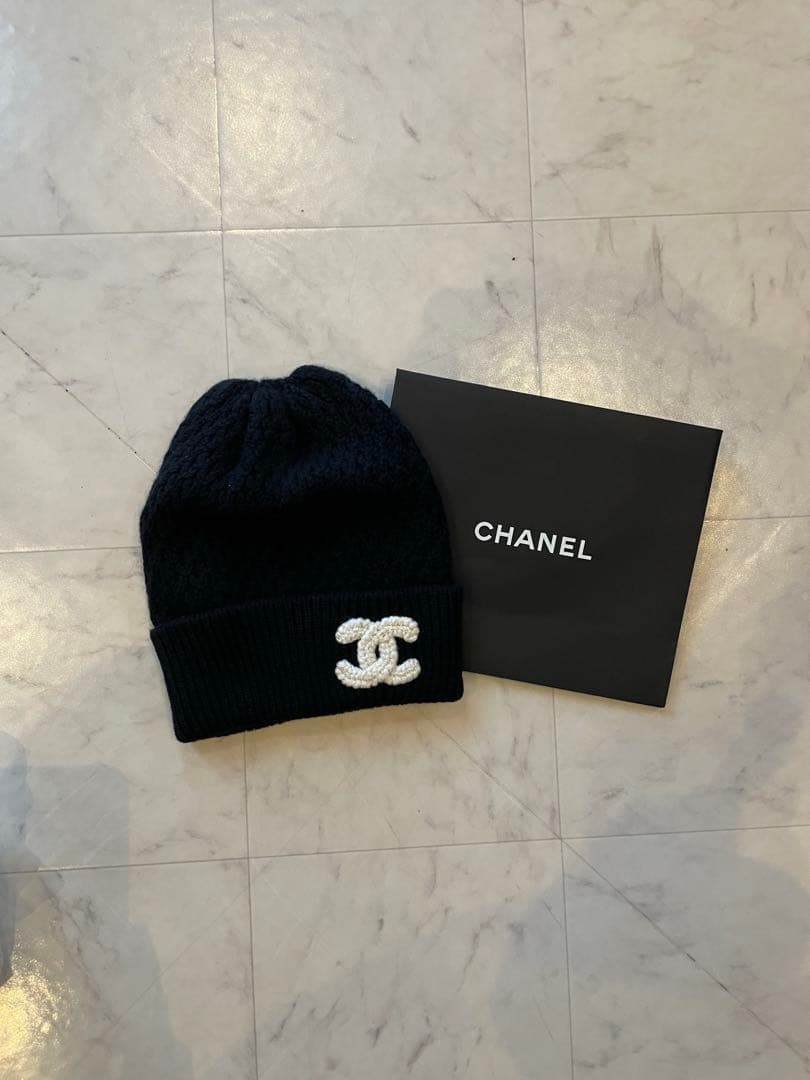 CHANELニット帽