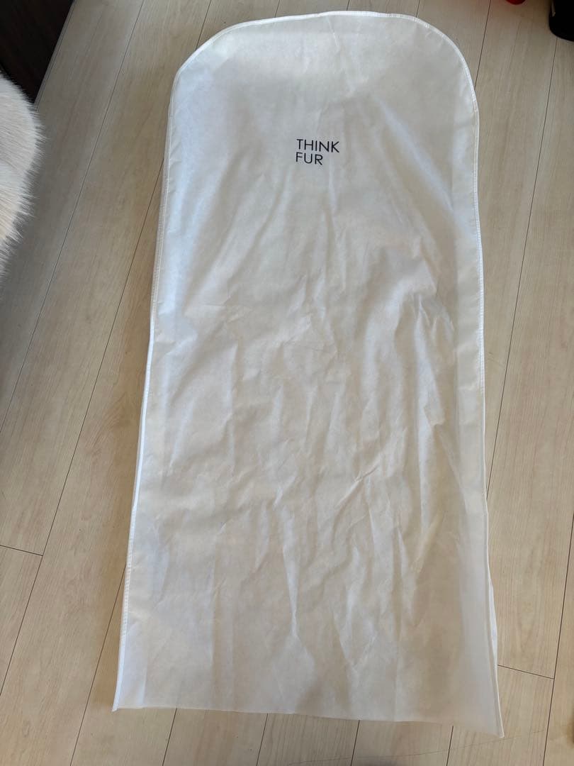 THINK FUR シンクファー ベージュ ジャケット ファーコート ショート丈