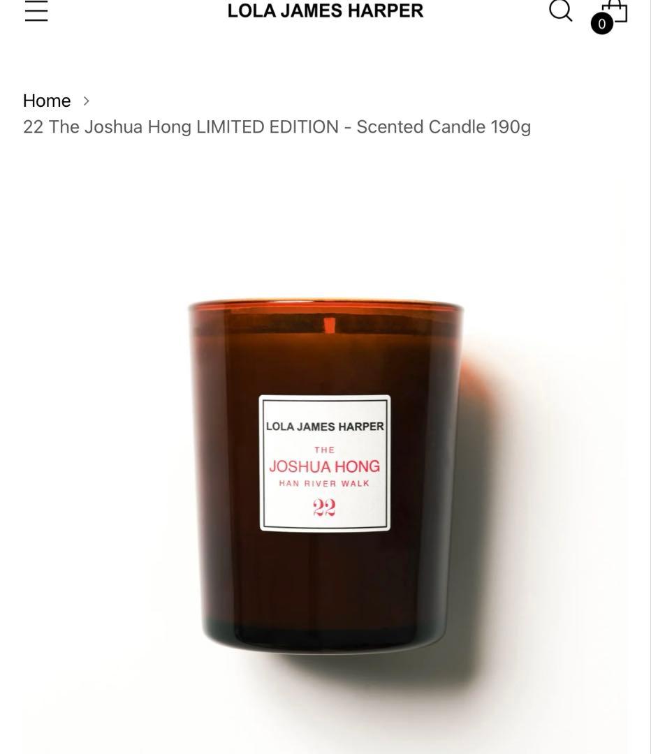LOLA JAMES HARPER JOSHUA HONG キャンドル　22