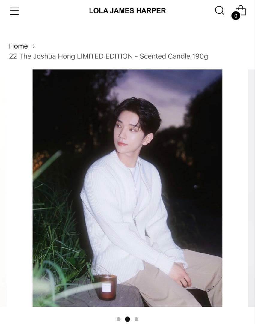 LOLA JAMES HARPER JOSHUA HONG キャンドル　22