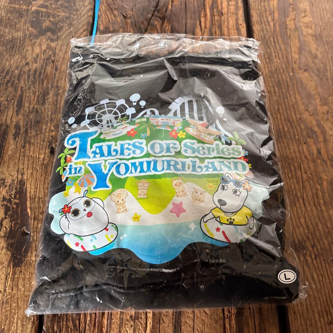 新品保管品 当時物 テイルズオブ よみうりランド Lサイズ パーカー 黒