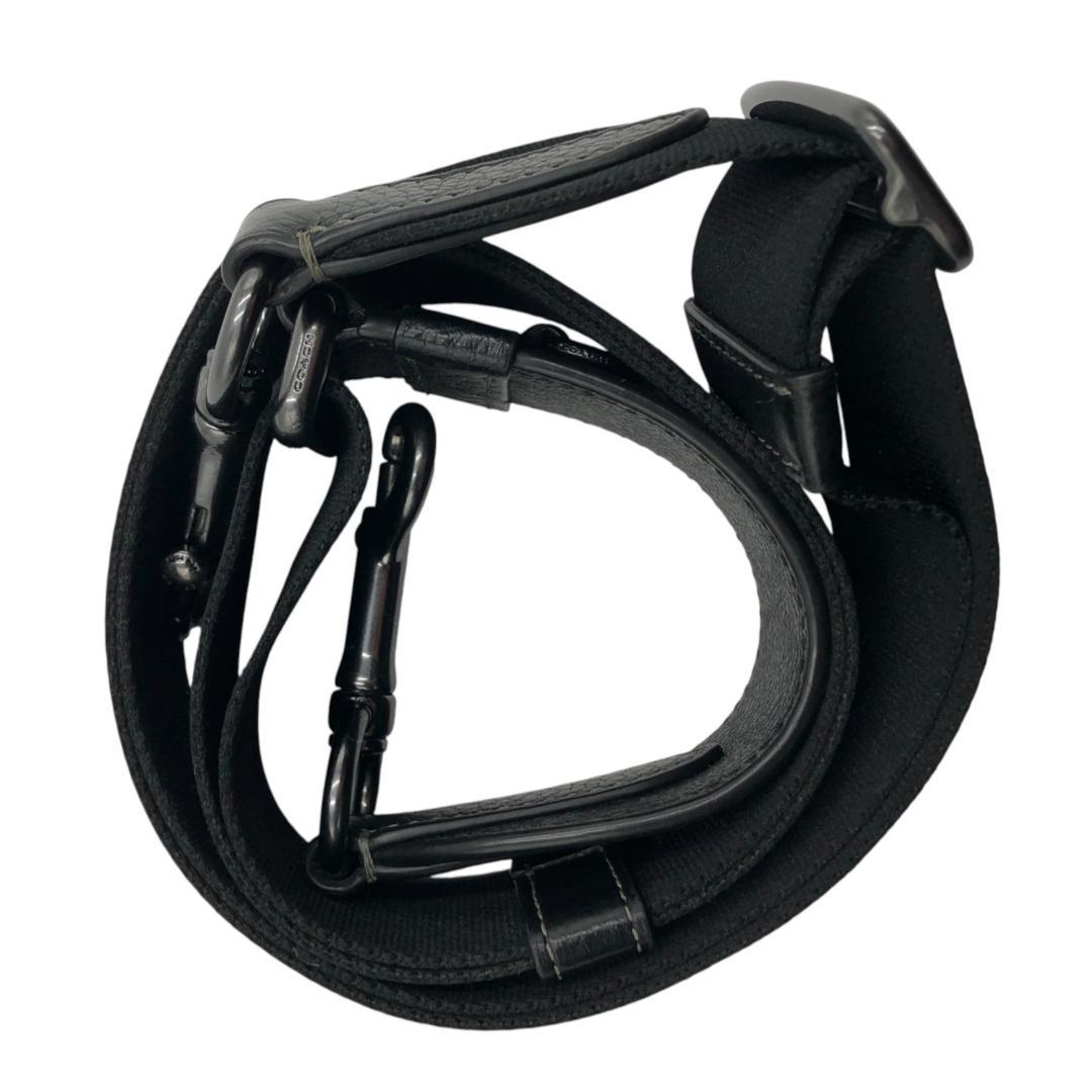 【極美品】COACHコーチ　クロスボディ　メンズショルダーバッグ　PVC×レザー