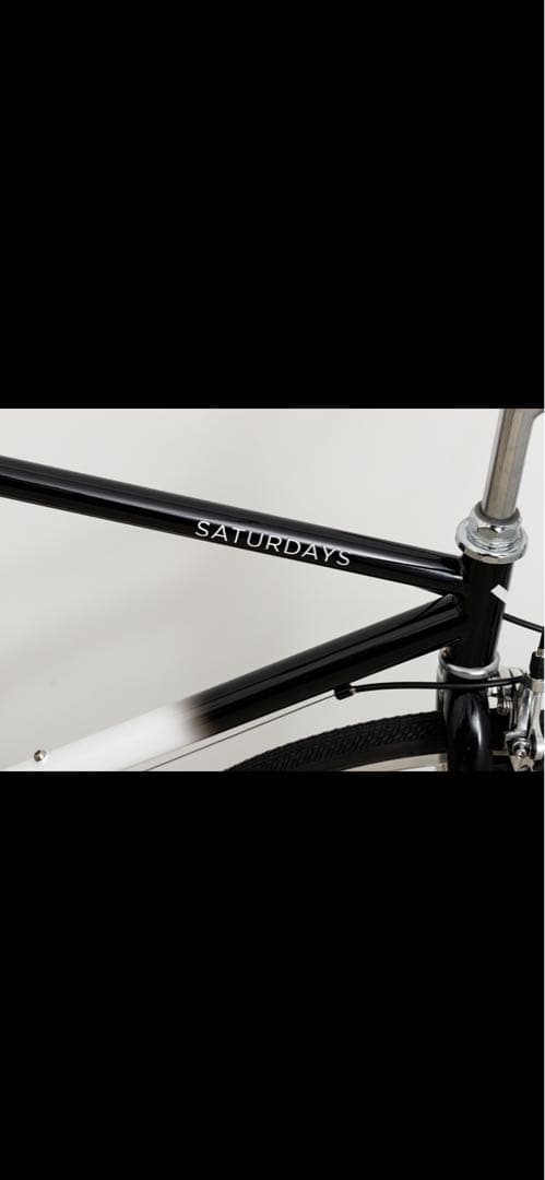 SATURDAYS ピストバイク 黒/白