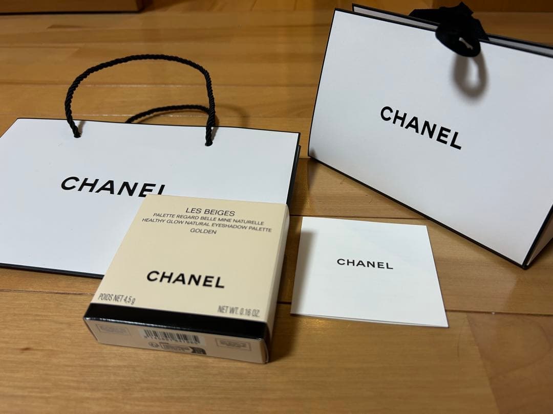 【レシート画像掲載有り】CHANEL アイシャドウ ゴールデン ショッパー付き
