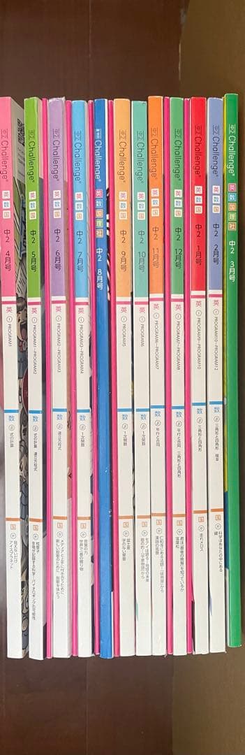 進研ゼミ中学講座中学2年生1年分(2019〜2020年度)