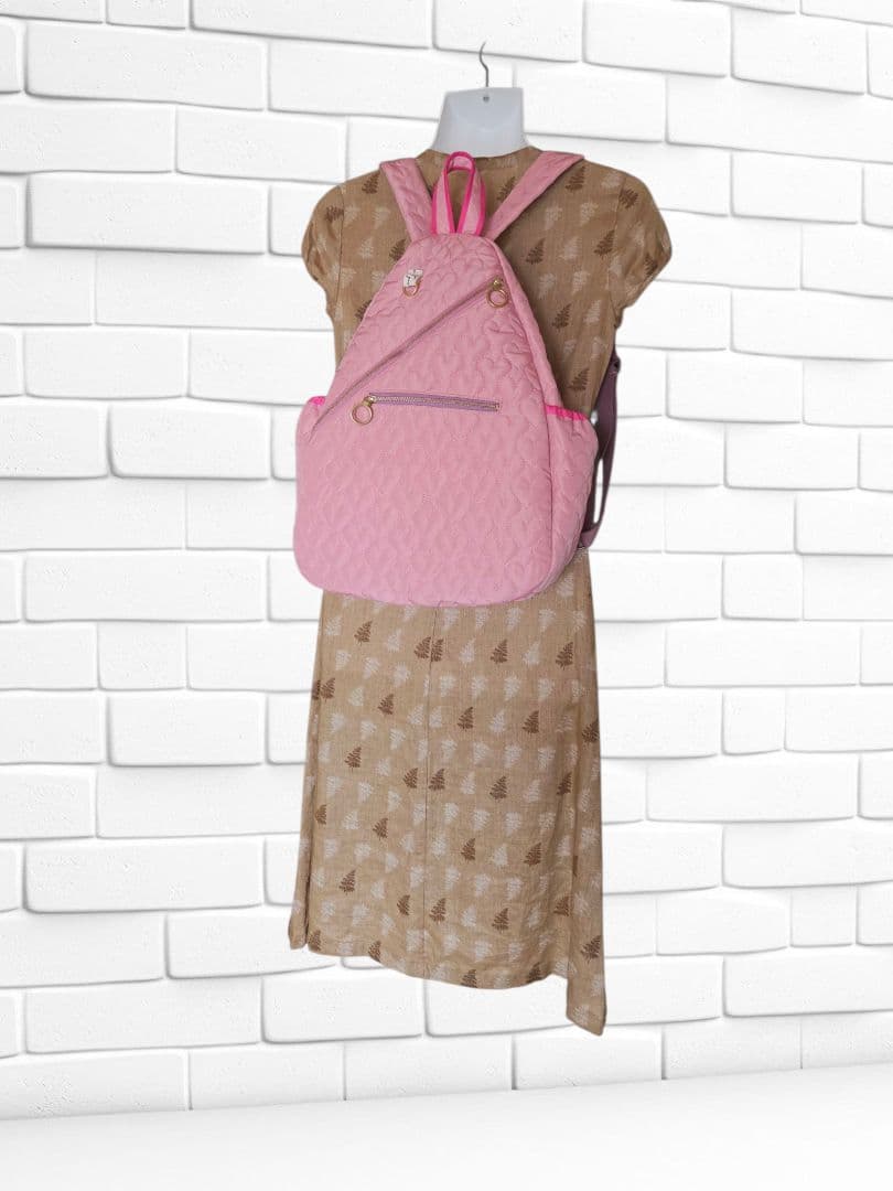 母ちゃん　しずく型リュック(L)　ハンドメイド