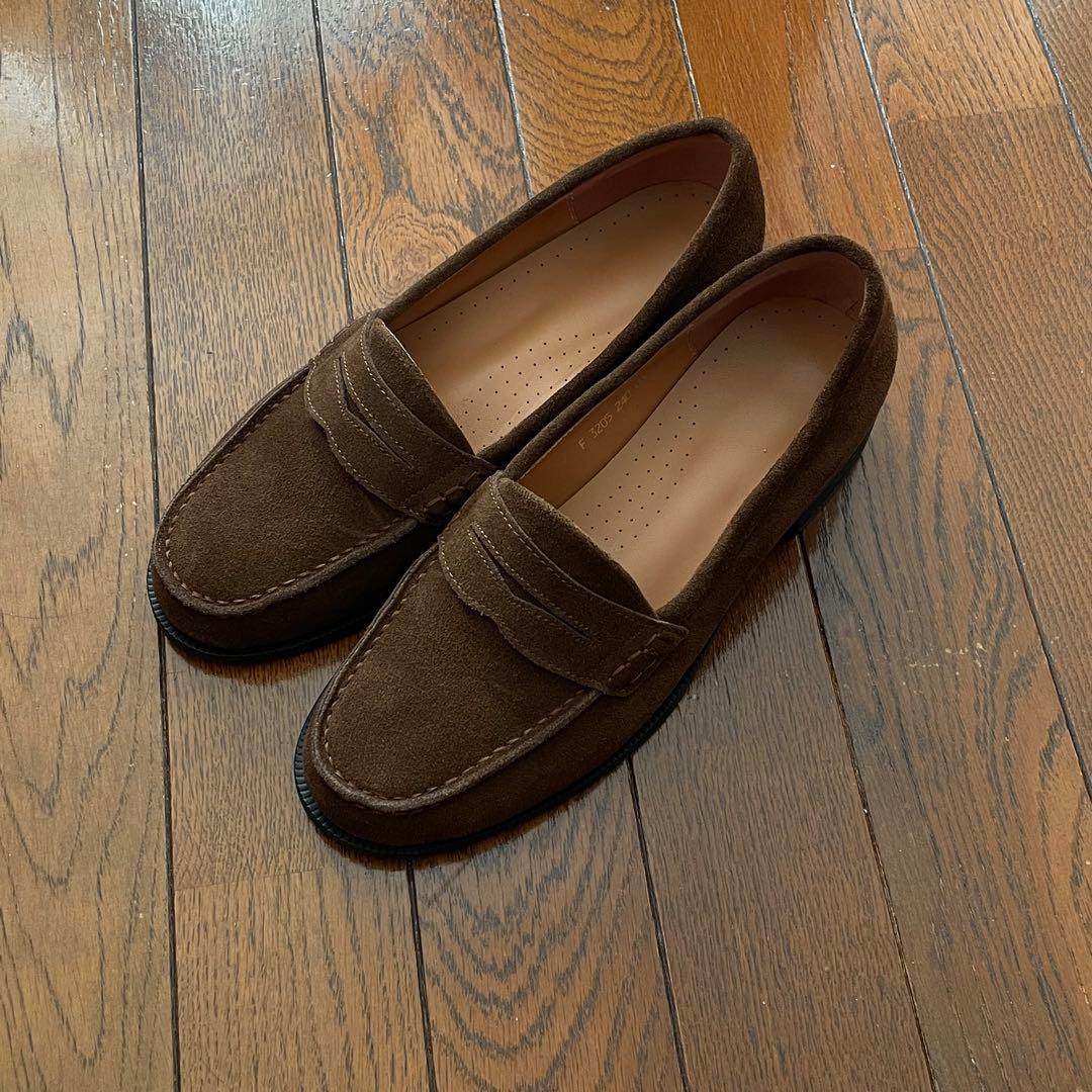 CANAL JEAN El mar　スエードローファー ブラウン