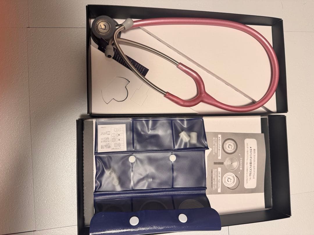 ケンツメディコ 聴診器 フレアーフォネット No.137III パールピンク