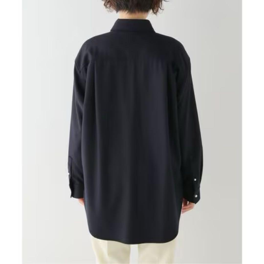 Spick and Span plain clothパールオーバーシャツ