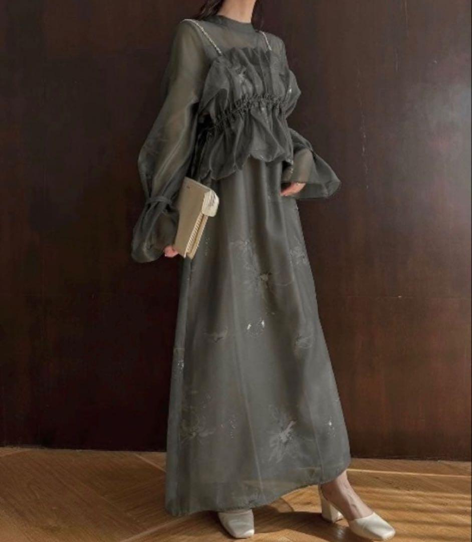 【本日限定値下げ willfully】ビスチェ付 オケージョンドレス Ｌサイズ