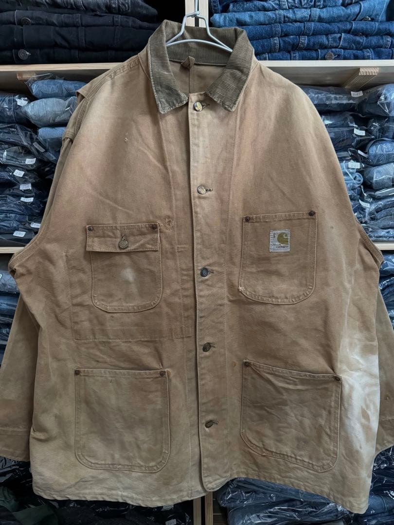 Carhartt 60s USA製 カバーオール ダック地 キャンバス地
