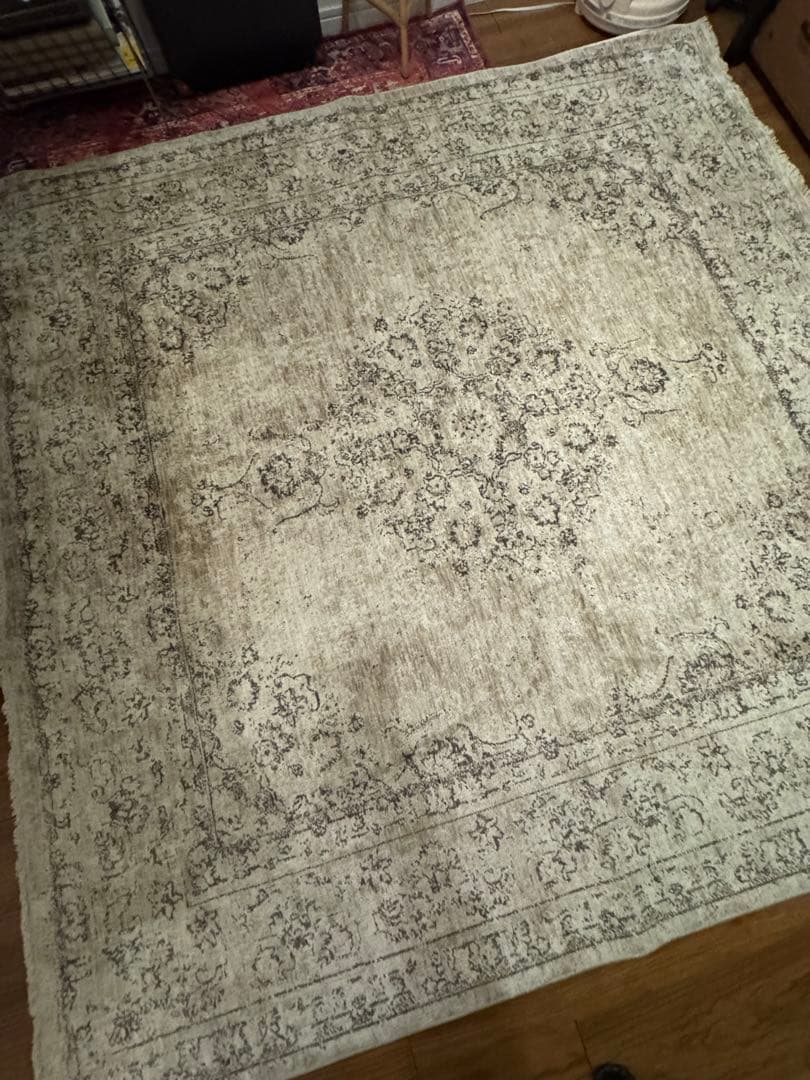 ヴィンテージ風　ラグ　絨毯　カーペット エジプト産