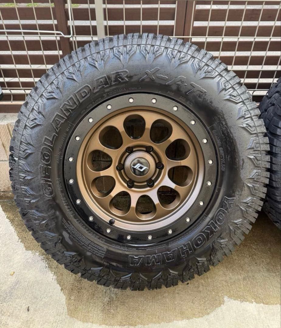 m*i様 SCS RAY10 ブロンズ Geolandar X-AT 8.5j-