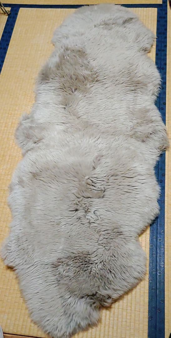長毛ムートンフリース2匹サイズ ほぼ未使用品