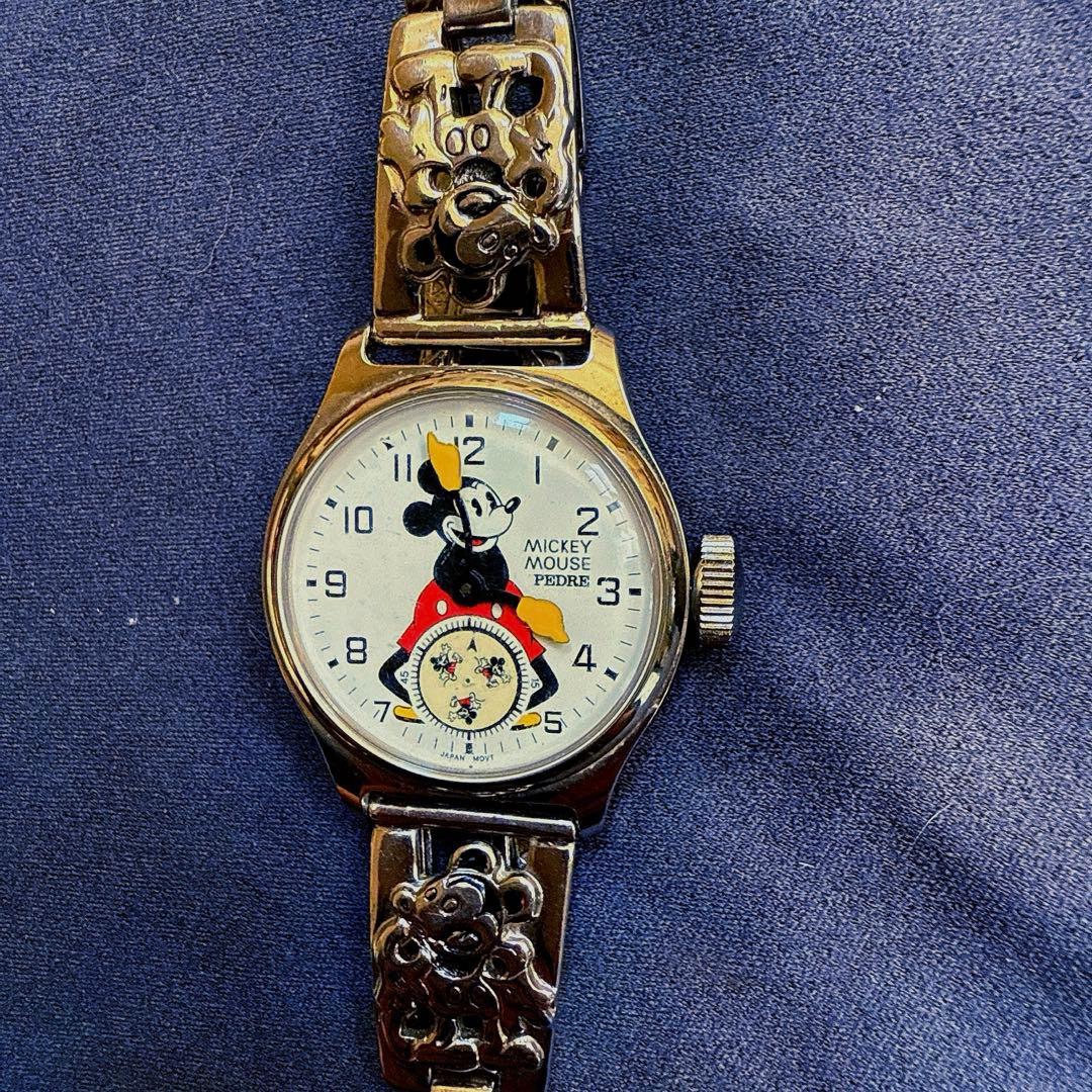PEDRE ミッキーマウス 復刻モデル 世界限定25000個クォーツ 腕時計稼働