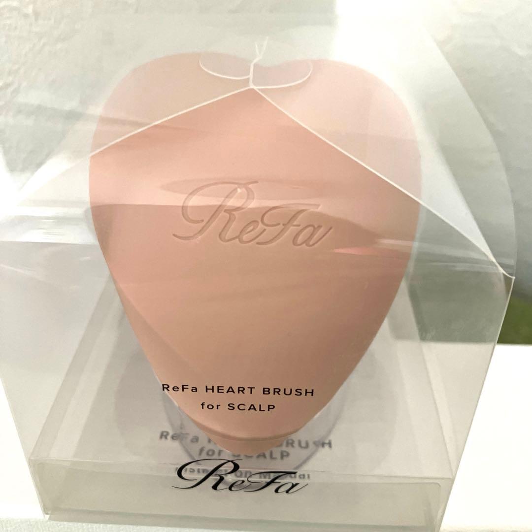 ハートブラシフォースカルプ マットピーチ イオンケアブラシプレミアム ブラック