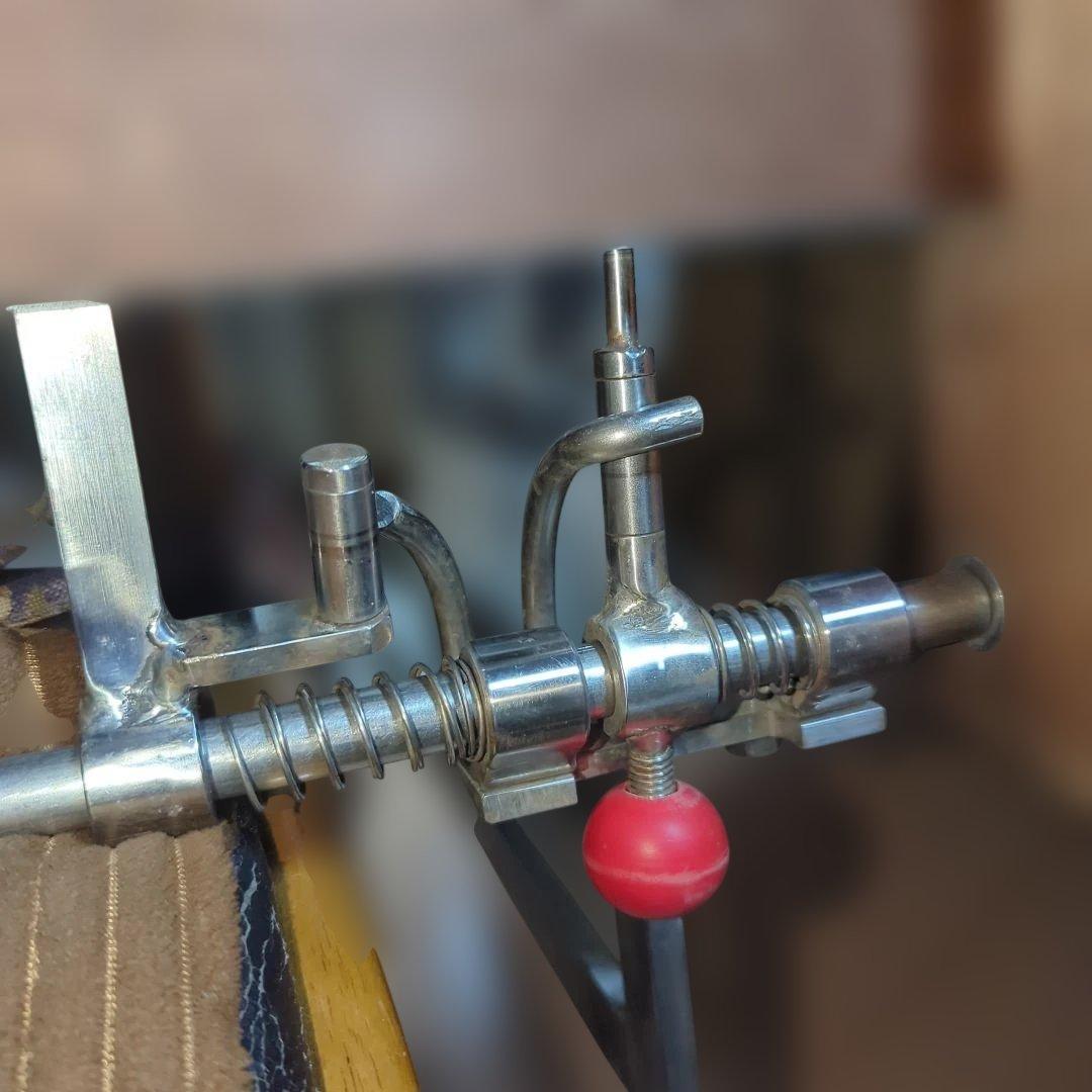 麺切りカッター　麺切り台　完動品　台の下部の横木が１本欠品