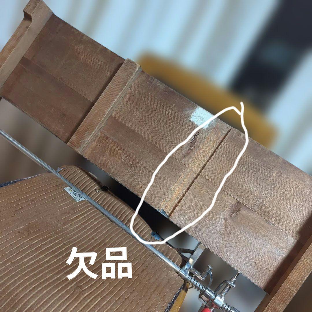 麺切りカッター　麺切り台　完動品　台の下部の横木が１本欠品