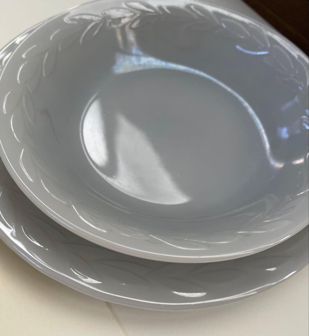 Fire king ファイヤーキングアンティークボウルと中皿2セット(4点）