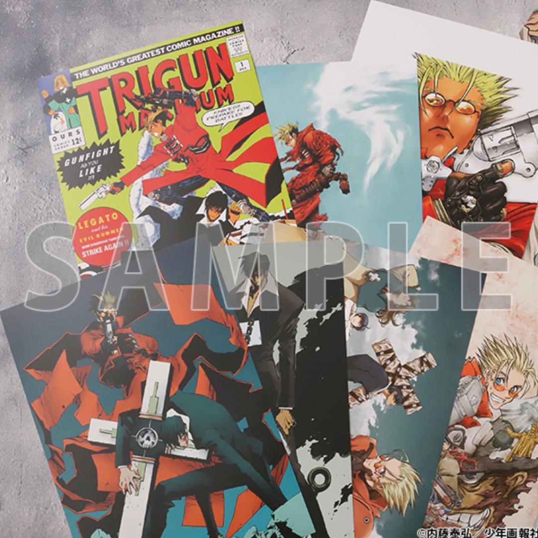 トライガン 内藤泰弘 カラーポートフォリオ 36枚セット TRIGUN 複製原画