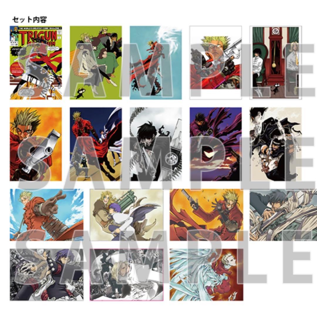 トライガン 内藤泰弘 カラーポートフォリオ 36枚セット TRIGUN 複製原画