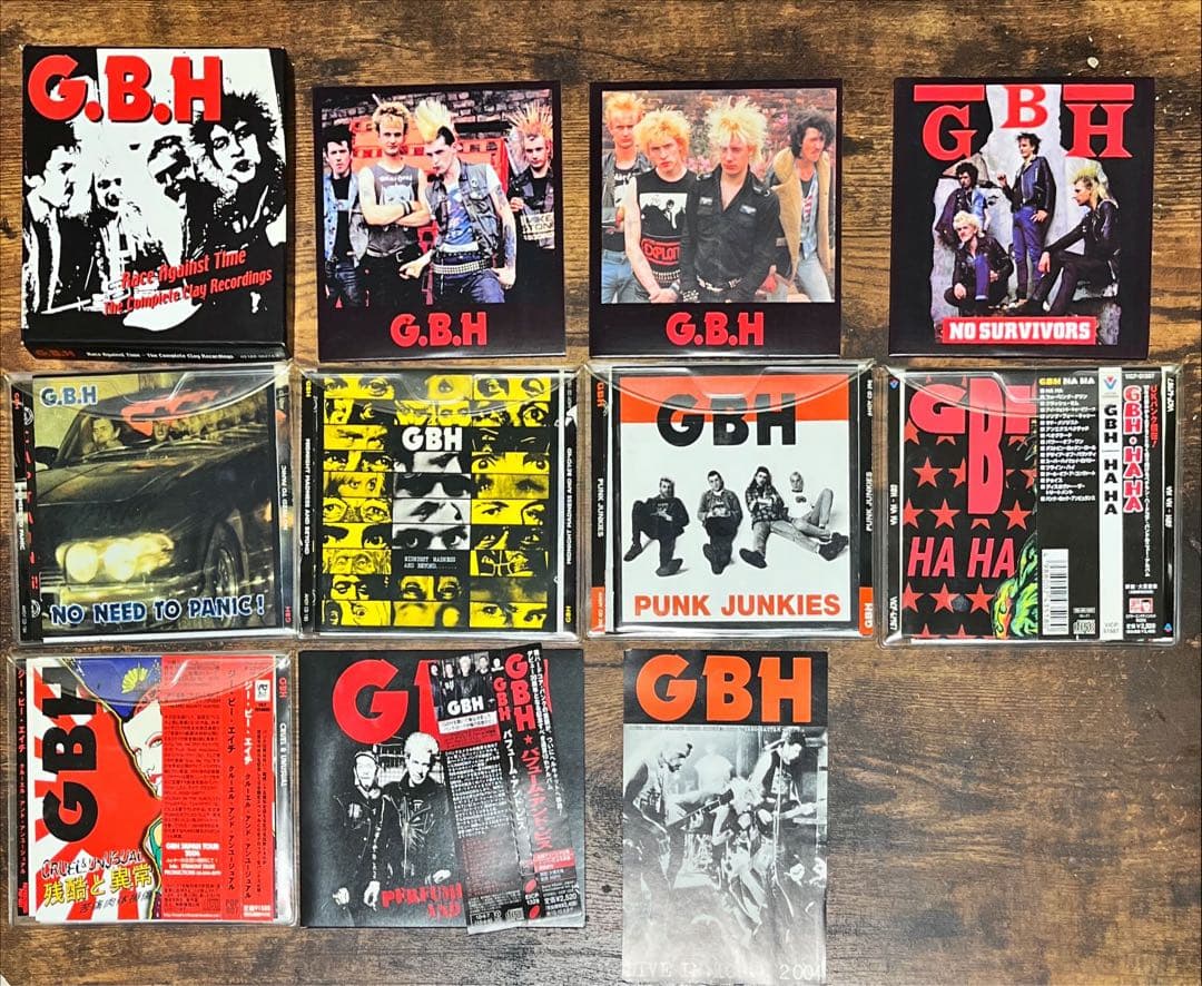 希少廃盤美品！G.B.H GBH CD9枚セット フライヤー付き