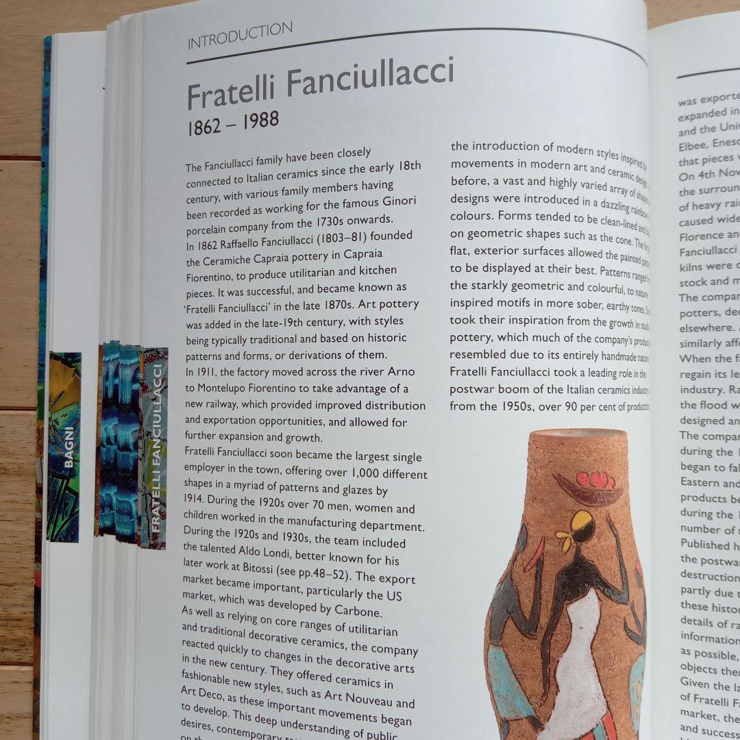 イタリア陶器　FRATELLI FANCIULLACCI　ミッドセンチュリー