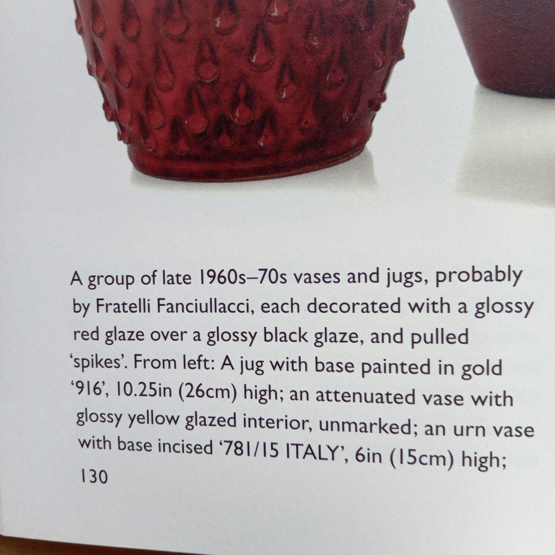 イタリア陶器　FRATELLI FANCIULLACCI　ミッドセンチュリー