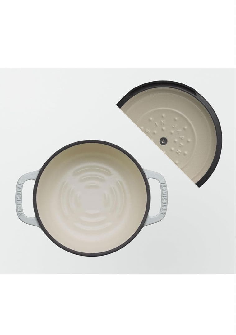 新品 バーミキュラ オーブンポット2 鋳物 オイスターグレー mini 14cm