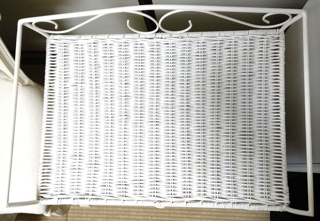 あ*や様 入手困難❗早い者勝ち❗プリンセスアイアン姫家具✨ホワイトラタン風チェス