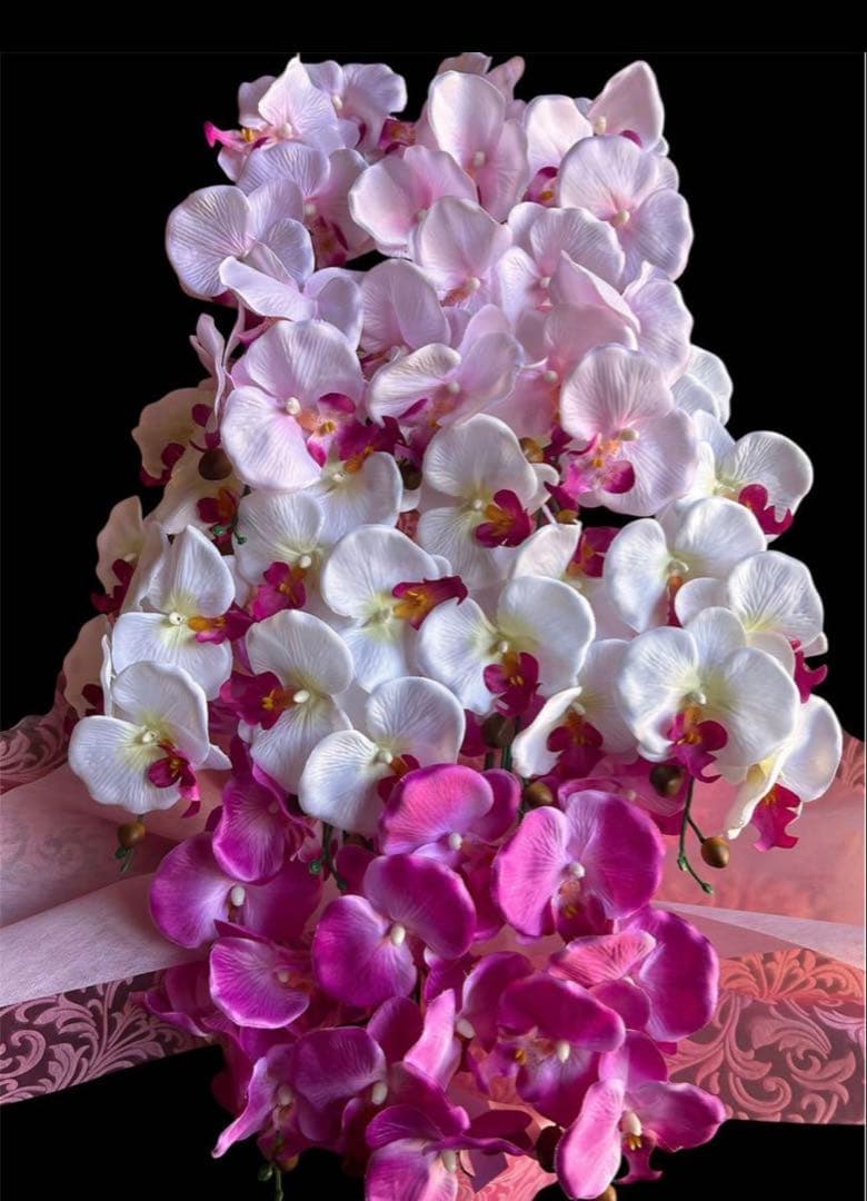 光触媒　人工観葉植物　ウォールグリーン　フェイクグリーン　胡蝶蘭8250tp