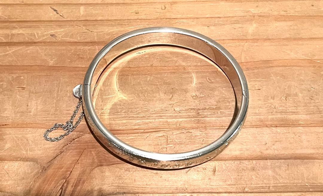 【agete】アガット シルバーバングル〈太〉