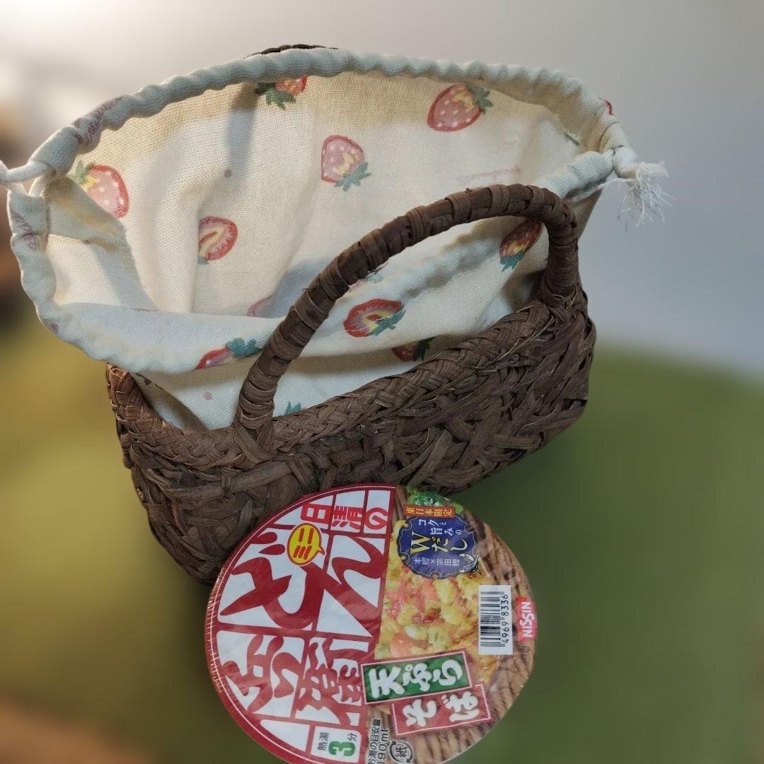 m*♪様 山葡萄やたら編みランチバッグ