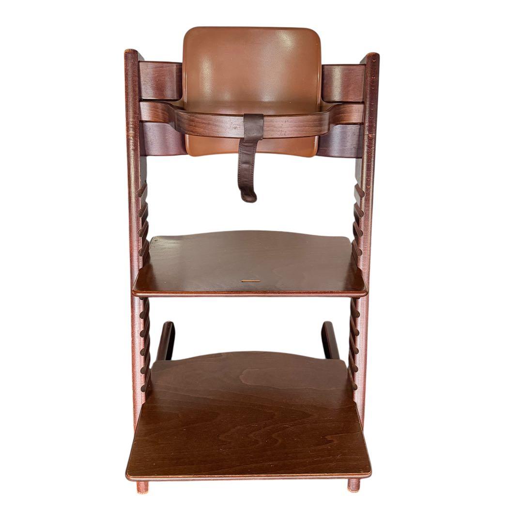 STOKKE トリップトラップ ガード付き 木製ハイチェア